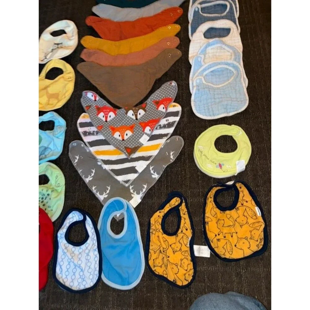 Lot of 25 Baby Bibs